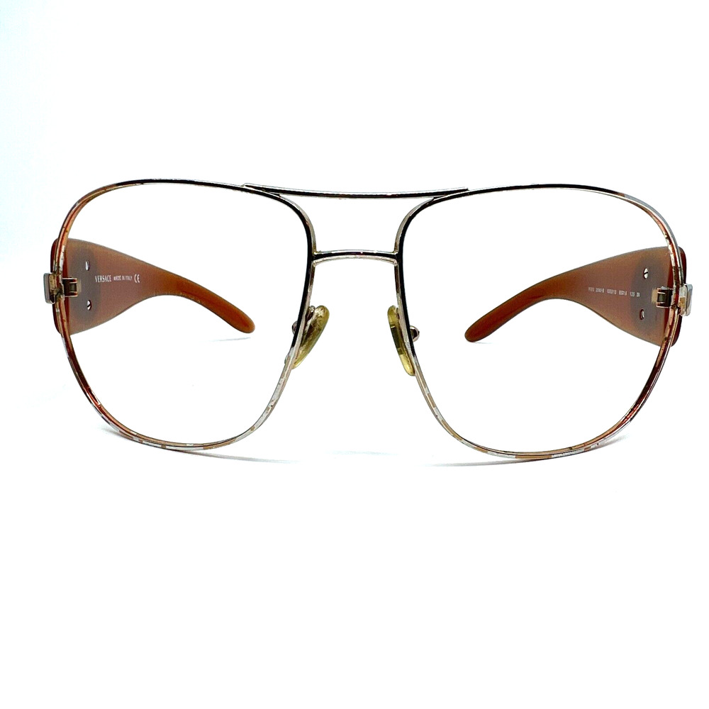 VERSACE Sunglasses Frames 2060-b 1052 Copper Tortoise Frames 65-16-125 H8798‎